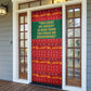 W.E.B. Du Bois Christmas Door Cover Inspirational Liberty Quote Ugly Knitted Pattern Festive