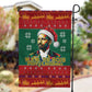 W.E.B. Du Bois Christmas Garden Flag Inspirational Liberty Quote Ugly Knitted Pattern Festive