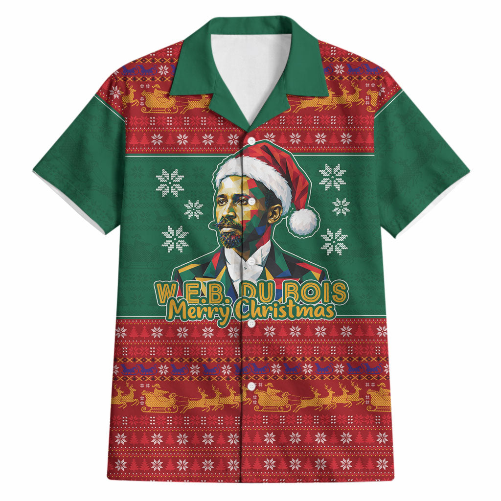 W.E.B. Du Bois Christmas Hawaiian Shirt Inspirational Liberty Quote Ugly Knitted Pattern Festive