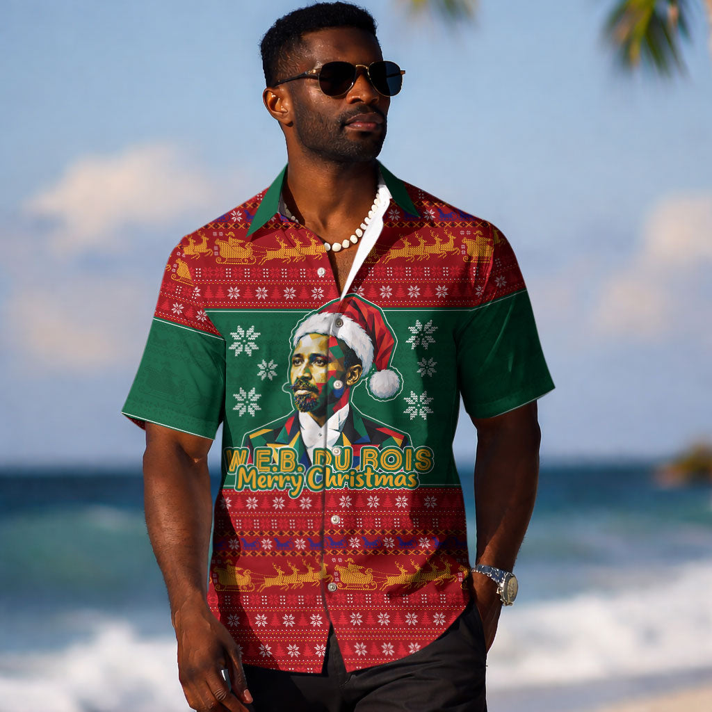 W.E.B. Du Bois Christmas Hawaiian Shirt Inspirational Liberty Quote Ugly Knitted Pattern Festive