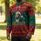 W.E.B. Du Bois Christmas Hockey Jersey Inspirational Liberty Quote Ugly Knitted Pattern Festive