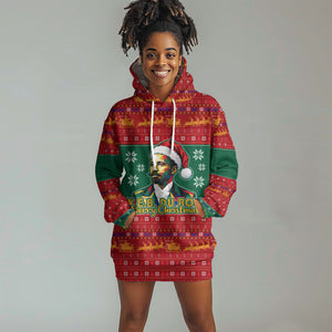 W.E.B. Du Bois Christmas Hoodie Dress Inspirational Liberty Quote Ugly Knitted Pattern Festive