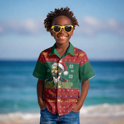 W.E.B. Du Bois Christmas Kid Hawaiian Shirt Inspirational Liberty Quote Ugly Knitted Pattern Festive