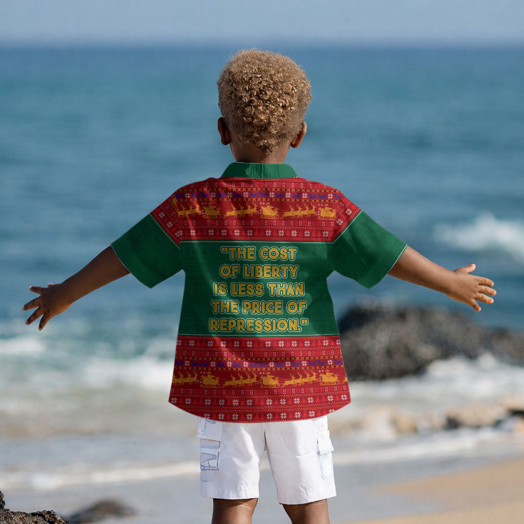 W.E.B. Du Bois Christmas Kid Hawaiian Shirt Inspirational Liberty Quote Ugly Knitted Pattern Festive