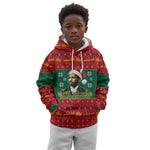 W.E.B. Du Bois Christmas Kid Hoodie Inspirational Liberty Quote Ugly Knitted Pattern Festive