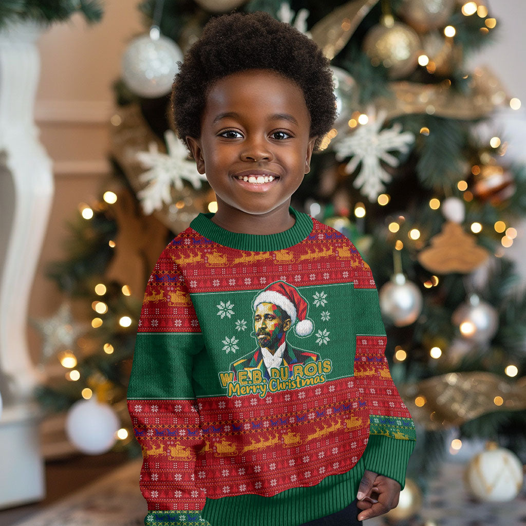 W.E.B. Du Bois Christmas Kid Ugly Christmas Sweater Inspirational Liberty Quote Ugly Knitted Pattern Festive