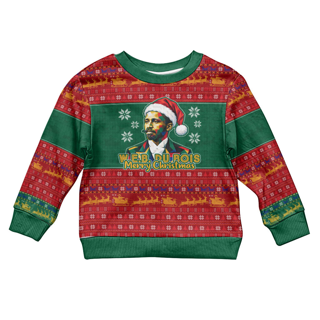 W.E.B. Du Bois Christmas Kid Ugly Christmas Sweater Inspirational Liberty Quote Ugly Knitted Pattern Festive
