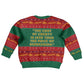 W.E.B. Du Bois Christmas Kid Ugly Christmas Sweater Inspirational Liberty Quote Ugly Knitted Pattern Festive