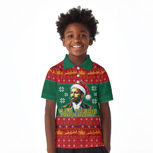 W.E.B. Du Bois Christmas Kid Polo Shirt Inspirational Liberty Quote Ugly Knitted Pattern Festive
