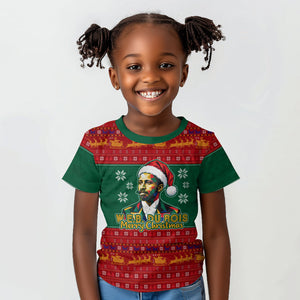 W.E.B. Du Bois Christmas Kid T shirt Inspirational Liberty Quote Ugly Knitted Pattern Festive