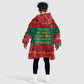 W.E.B. Du Bois Christmas Kid Wearable Blanket Hoodie Inspirational Liberty Quote Ugly Knitted Pattern Festive
