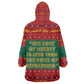 W.E.B. Du Bois Christmas Kid Wearable Blanket Hoodie Inspirational Liberty Quote Ugly Knitted Pattern Festive