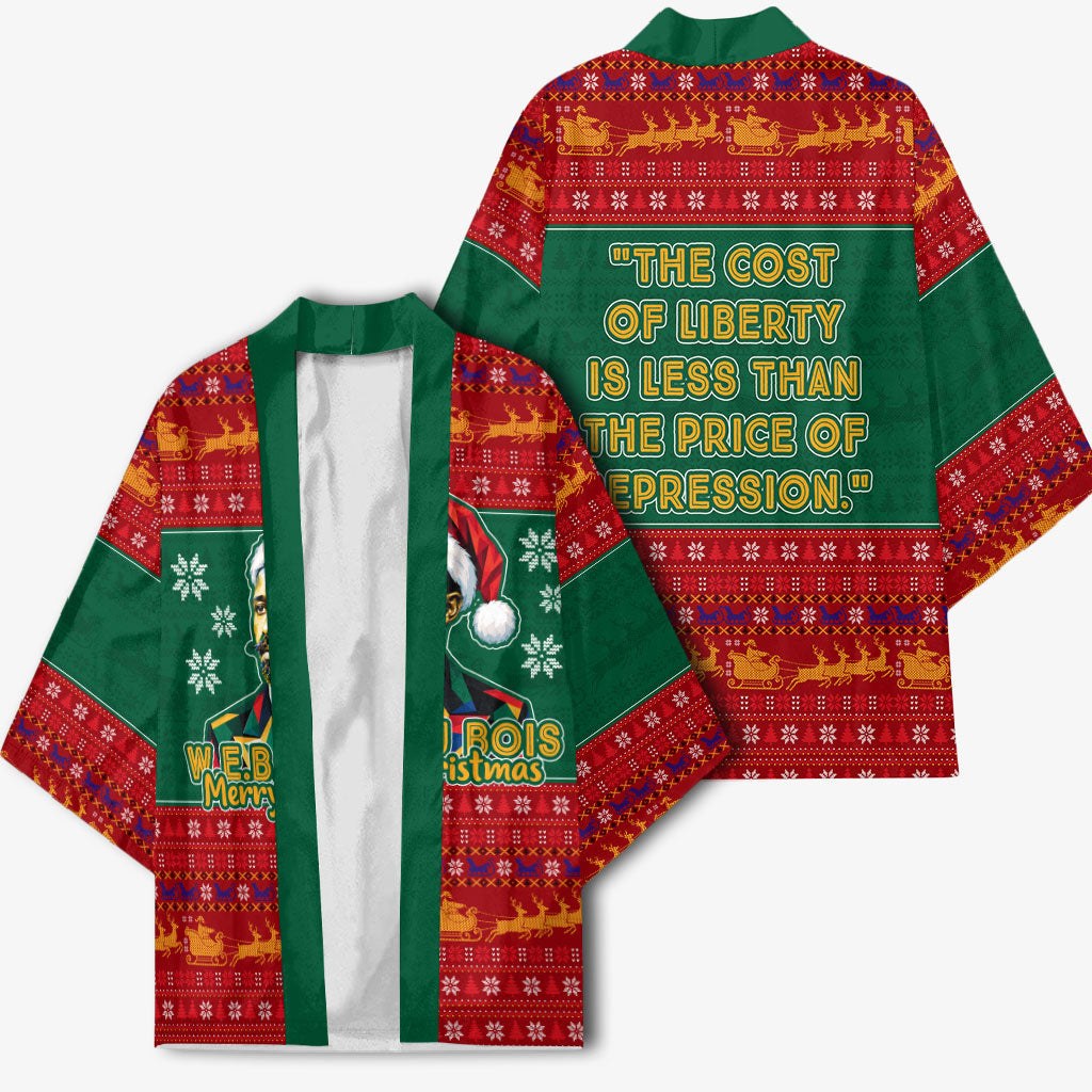 W.E.B. Du Bois Christmas Kimono Inspirational Liberty Quote Ugly Knitted Pattern Festive