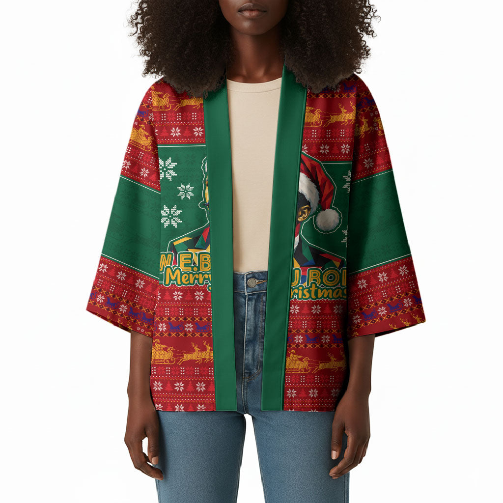 W.E.B. Du Bois Christmas Kimono Inspirational Liberty Quote Ugly Knitted Pattern Festive