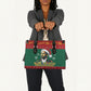 W.E.B. Du Bois Christmas Leather Bag Inspirational Liberty Quote Ugly Knitted Pattern Festive