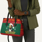 W.E.B. Du Bois Christmas Leather Bag Inspirational Liberty Quote Ugly Knitted Pattern Festive
