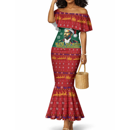 W.E.B. Du Bois Christmas Mermaid Dress Inspirational Liberty Quote Ugly Knitted Pattern Festive