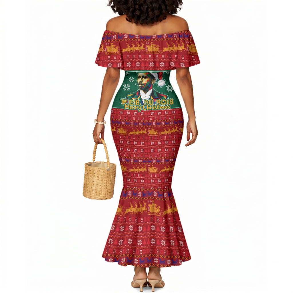 W.E.B. Du Bois Christmas Mermaid Dress Inspirational Liberty Quote Ugly Knitted Pattern Festive