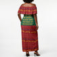 W.E.B. Du Bois Christmas Off Shoulder Maxi Dress Inspirational Liberty Quote Ugly Knitted Pattern Festive
