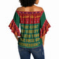 W.E.B. Du Bois Christmas Off Shoulder Wrap Waist Top Inspirational Liberty Quote Ugly Knitted Pattern Festive