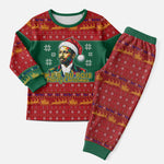 W.E.B. Du Bois Christmas Pajama Set Inspirational Liberty Quote Ugly Knitted Pattern Festive