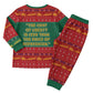 W.E.B. Du Bois Christmas Pajama Set Inspirational Liberty Quote Ugly Knitted Pattern Festive