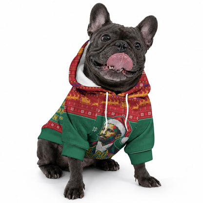 W.E.B. Du Bois Christmas Pet Hoodie Inspirational Liberty Quote Ugly Knitted Pattern Festive