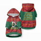 W.E.B. Du Bois Christmas Pet Hoodie Inspirational Liberty Quote Ugly Knitted Pattern Festive