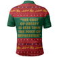 W.E.B. Du Bois Christmas Polo Shirt Inspirational Liberty Quote Ugly Knitted Pattern Festive