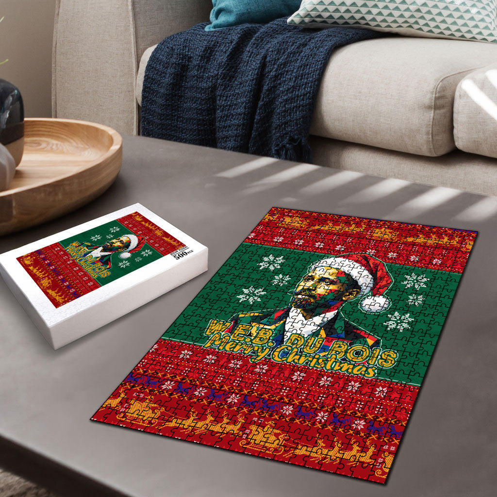 W.E.B. Du Bois Christmas Puzzle Inspirational Liberty Quote Ugly Knitted Pattern Festive