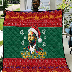 W.E.B. Du Bois Christmas Quilt Inspirational Liberty Quote Ugly Knitted Pattern Festive