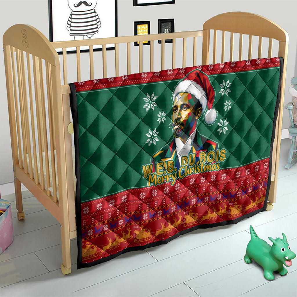W.E.B. Du Bois Christmas Quilt Inspirational Liberty Quote Ugly Knitted Pattern Festive