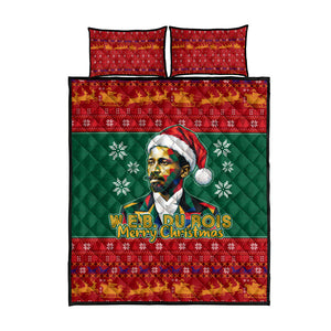 W.E.B. Du Bois Christmas Quilt Bed Set Inspirational Liberty Quote Ugly Knitted Pattern Festive