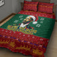 W.E.B. Du Bois Christmas Quilt Bed Set Inspirational Liberty Quote Ugly Knitted Pattern Festive