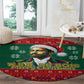 W.E.B. Du Bois Christmas Round Carpet Inspirational Liberty Quote Ugly Knitted Pattern Festive