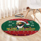 W.E.B. Du Bois Christmas Round Carpet Inspirational Liberty Quote Ugly Knitted Pattern Festive