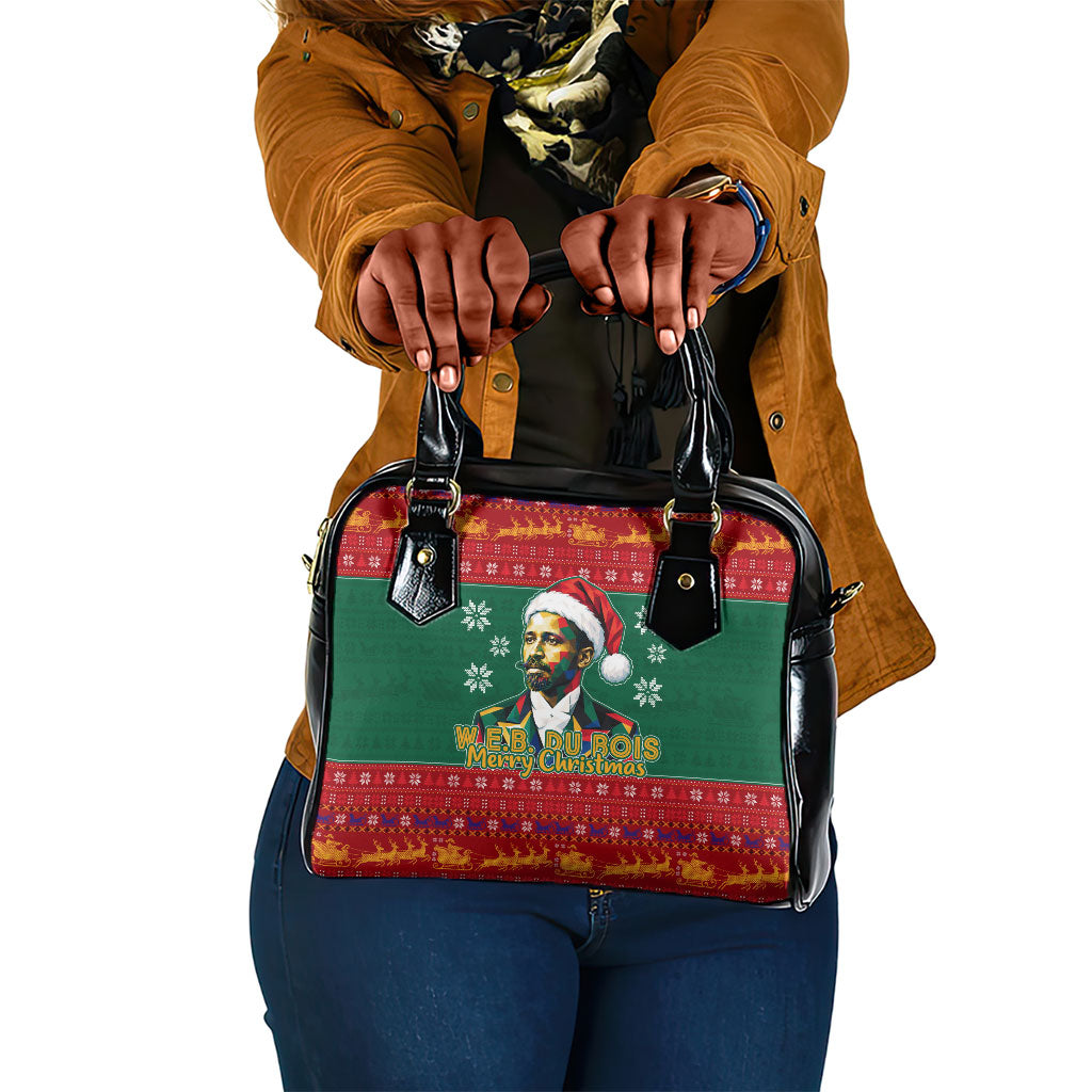 W.E.B. Du Bois Christmas Shoulder Handbag Inspirational Liberty Quote Ugly Knitted Pattern Festive