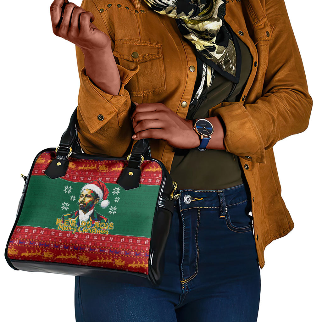 W.E.B. Du Bois Christmas Shoulder Handbag Inspirational Liberty Quote Ugly Knitted Pattern Festive