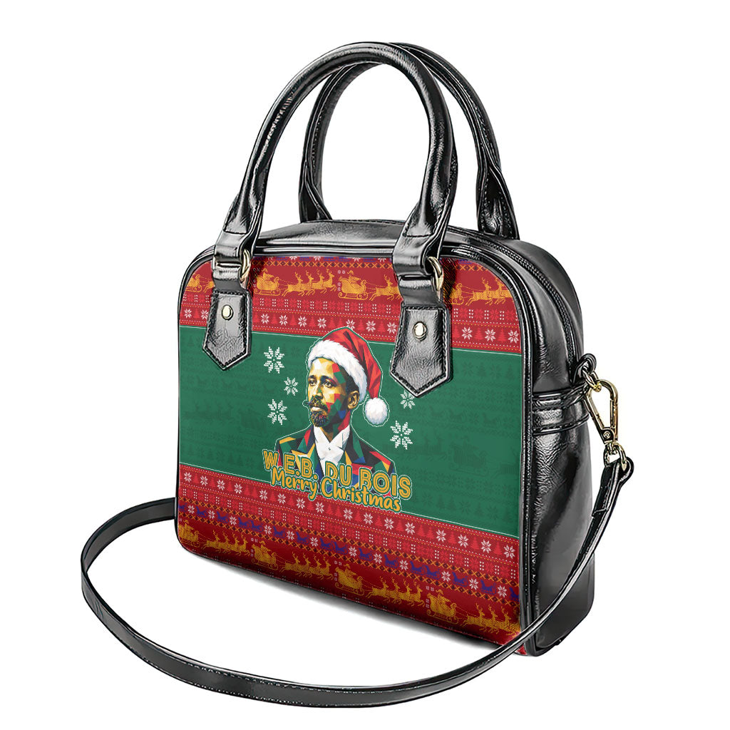 W.E.B. Du Bois Christmas Shoulder Handbag Inspirational Liberty Quote Ugly Knitted Pattern Festive