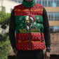 W.E.B. Du Bois Christmas Sleeveless Puffer Jacket Inspirational Liberty Quote Ugly Knitted Pattern Festive
