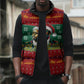 W.E.B. Du Bois Christmas Sleeveless Puffer Jacket Inspirational Liberty Quote Ugly Knitted Pattern Festive