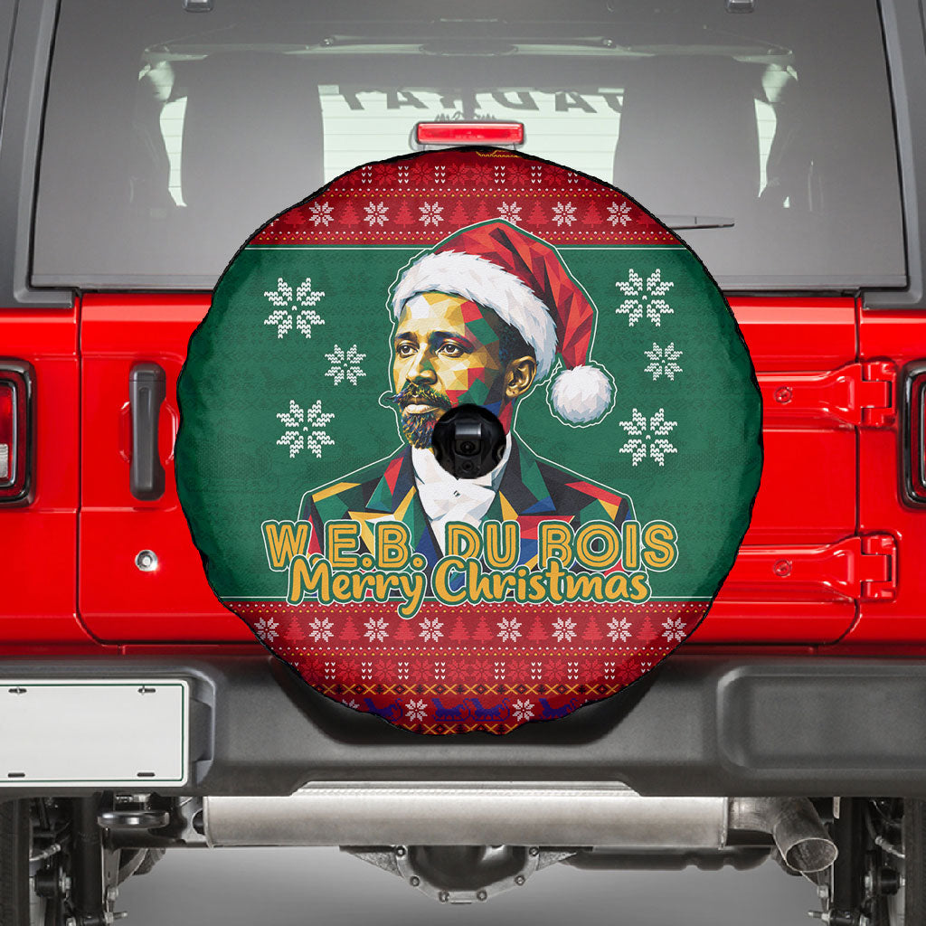 W.E.B. Du Bois Christmas Spare Tire Cover Inspirational Liberty Quote Ugly Knitted Pattern Festive