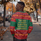 W.E.B. Du Bois Christmas Sweatshirt Inspirational Liberty Quote Ugly Knitted Pattern Festive