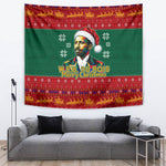 W.E.B. Du Bois Christmas Tapestry Inspirational Liberty Quote Ugly Knitted Pattern Festive