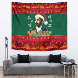 W.E.B. Du Bois Christmas Tapestry Inspirational Liberty Quote Ugly Knitted Pattern Festive