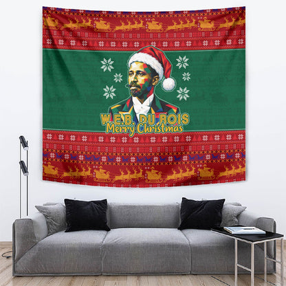 W.E.B. Du Bois Christmas Tapestry Inspirational Liberty Quote Ugly Knitted Pattern Festive
