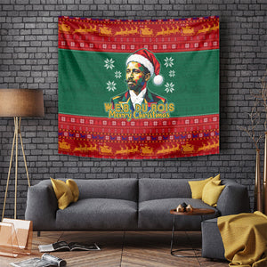W.E.B. Du Bois Christmas Tapestry Inspirational Liberty Quote Ugly Knitted Pattern Festive