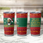 W.E.B. Du Bois Christmas Tumbler Cup Inspirational Liberty Quote Ugly Knitted Pattern Festive