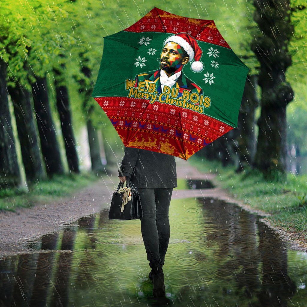 W.E.B. Du Bois Christmas Umbrella Inspirational Liberty Quote Ugly Knitted Pattern Festive