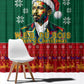 W.E.B. Du Bois Christmas Window Curtain Inspirational Liberty Quote Ugly Knitted Pattern Festive